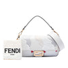 Fendi Nappa and Mink Fur Faces Baguette Satchel Secondhand