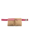 Gucci GG Canvas Web Double Pocket Belt Bag Secondhand