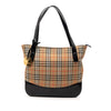Secondhand Burberry Haymarket Check Canvas Tote