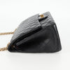 Secondhand Chanel 2,55 Black Leather Bag