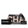 Chanel Coated Canvas Camellia Logo Camera Bag Secondhand