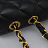Secondhand Chanel Jumbo Black Leather Bag