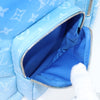 Secondhand Louis Vuitton Backpack Blue Canvas Bag