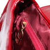 Secondhand Dior Saddle Burgundy Patent Leather Bag