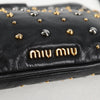 Secondhand Miu Studded Black Leather Bag