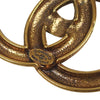 Chanel CC Gold Plated Turnlock Brooch Secondhand