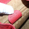Secondhand Gucci Bamboo Red Suede Bag