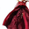 Secondhand Dior Saddle Burgundy Patent Leather Bag