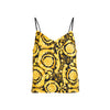 Secondhand Versace Silk Baroque Print Tank Top - '20s
