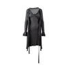 Secondhand Balenciaga Dress and Wrap Cardigan Set - '10s