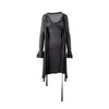 Secondhand Balenciaga Dress and Wrap Cardigan Set - '10s