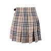 Secondhand Burberry Pleated Mini Skirt - '10s