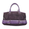 Secondhand Dolce & Gabbana Purple Leather Shopping Bag - '10s