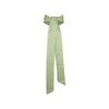 Secondhand Collection Privée Green Stone Suede Belt - '00s