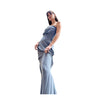 Secondhand Vivienne Westwood Grey Strapless Gown- '10s