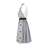 Secondhand Moschino Cheap and Chic Embroidered Midi Dress - '10s