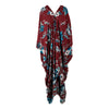 Secondhand Roberto Cavalli Floral Kaftan Dress with Cutout - '10s