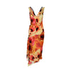 Secondhand Roberto Cavalli Floral Dress with Braided Straps - '00s
