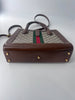 Gucci Ophidia Top Handle Tote GG Coated Canvas with Leather