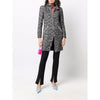 Chanel Black and White Wool Coat - 2010s Second hand
