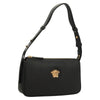 Secondhand Versace Medusa Black Leather Bag