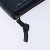 Secondhand Bottega Veneta Intrecciato Navy Leather Accessories