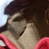 Secondhand Gucci Bamboo Red Suede Bag