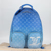 Secondhand Louis Vuitton Backpack Blue Canvas Bag