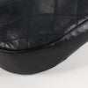 Secondhand Chanel Logo CC Black Leather Bag