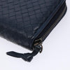 Secondhand Bottega Veneta Intrecciato Navy Leather Accessories