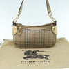 Burberry Lollard Shoulder Bag Haymarket Canvas with Leather