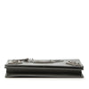 Balenciaga Chevre Motocross Metallic Edge Wallet on Chain Secondhand