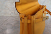 Secondhand Hermes Kelly Handbag Yellow Courchevel with Gold Hardware