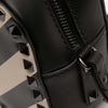 Secondhand Valentino Leather Chevron Print Rockstud Camera Bag