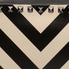 Secondhand Valentino Leather Chevron Print Rockstud Camera Bag
