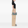Valentino Leather Rockstud Flap Clutch Secondhand