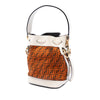 Fendi Mini Zucca Suede Mon Tresor Bucket Bag Secondhand