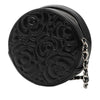 Chanel Goatskin Camellia Round Clutch with Chain Secondhand
