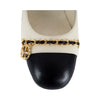Secondhand Chanel Bi-color Block Heel Pumps - '10s