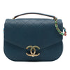 Chanel Paris Cuba Medium Quilted Caviar Thread Around Flap Secondhand