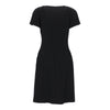 Secondhand Chanel V-neck Black Shimmer Dress - '10s