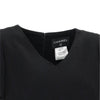 Secondhand Chanel V-neck Black Shimmer Dress - '10s