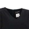 Secondhand Chanel V-neck Black Shimmer Dress - '10s