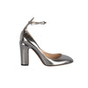 Secondhand Valentino Tango Silver Block Heel Pumps - '10s