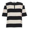 Secondhand Lanvin Black and White Stripe Top - '10s