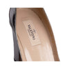 Secondhand Valentino Tango Silver Block Heel Pumps - '10s