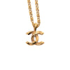 Secondhand Chanel CC Gold Plated Pendant Necklace