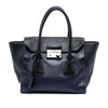 Prada Bicolor Glace Calf Sound Lock Satchel Secondhand