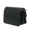 Chanel Quilted Calfskin Strass Card Holder On Chain Secondhand