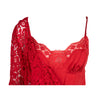 Secondhand Dolce & Gabbana Red Embroidered Lace Dress - '10s
